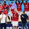 Stoiximan Super Cup: Η απονομή του πέμπτου τροπαίου στον Ολυμπιακό