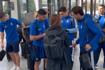 Το VIDEO του SPORT24 από την άφιξη των διεθνών στο αεροδρόμιο του Μονάχου
