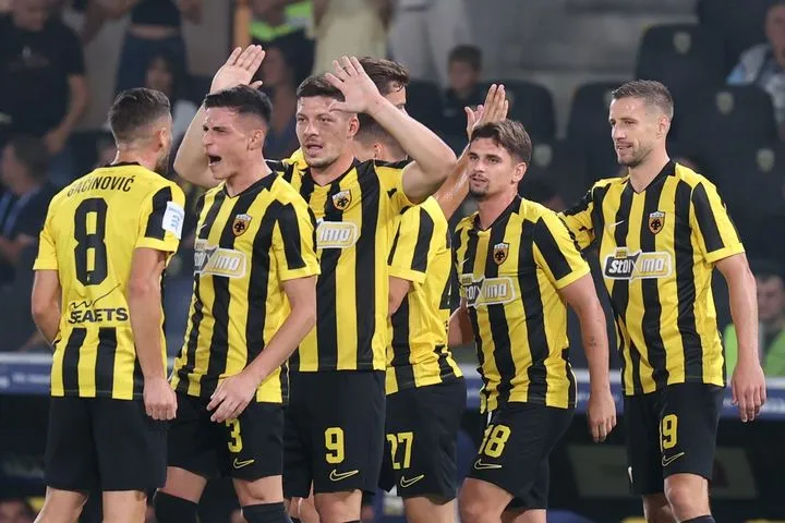Το γκολ του Βάργκα με το οποίο η ΑΕΚ προηγείται του Άρη