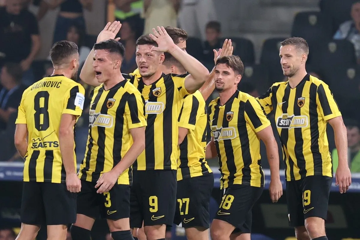 Το γκολ του Βάργκα με το οποίο η ΑΕΚ προηγείται του Άρη