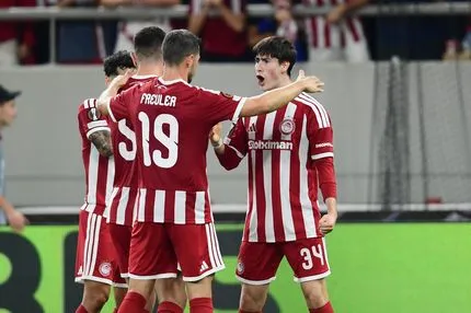 Ο Γκονσάλες ισοφάρισε σε 1-1 με πλασέ για τον Ολυμπιακό στο ευρωπαϊκό του ντεμπούτο κόντρα στη Γιαγκελόνια