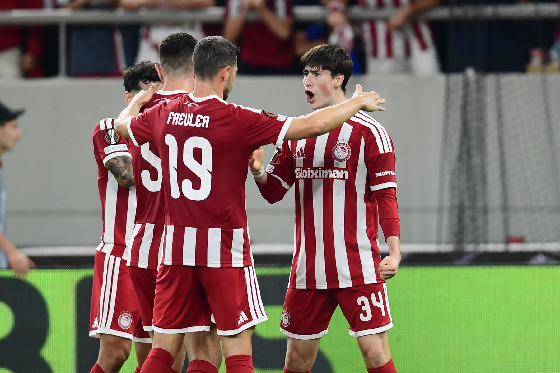 Ο Γκονσάλες ισοφάρισε σε 1-1 με πλασέ για τον Ολυμπιακό στο ευρωπαϊκό του ντεμπούτο κόντρα στη Γιαγκελόνια                                          Ο Γκονσάλες ισοφάρισε σε 1-1 με πλασέ για τον Ολυμπιακό στο ευρωπαϊκό του ντεμπούτο κόντρα στη Γιαγκελόνια