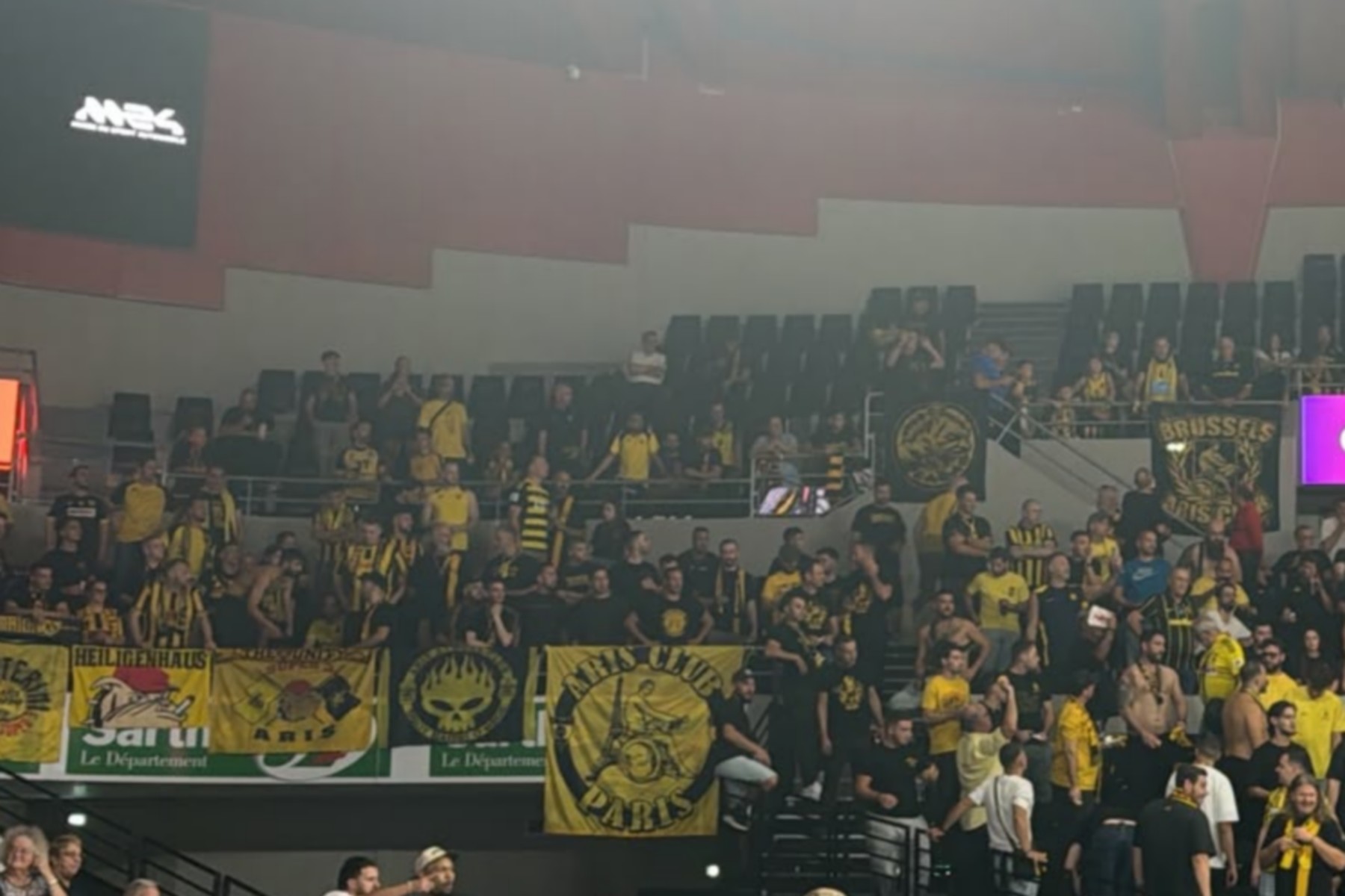 Ηχηρό παρών από τον κόσμο του Άρη στην Antares Arena για την πρεμιέρα στο EuroCup                                          Ηχηρό παρών από τον κόσμο του Άρη στην Antares Arena για την πρεμιέρα στο EuroCup