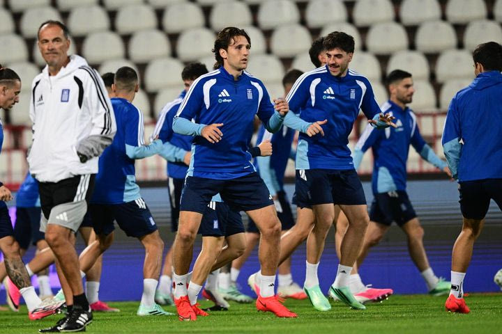 Εθνική Ελλάδας: Πλάνα του SPORT24 από την τελευταία προπόνηση της γαλανόλευκης πριν το παιχνίδι κόντρα στην Σερβία