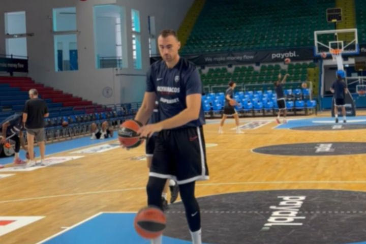 Ολυμπιακός: Το shootaround των ερυθρολεύκων ενόψει του Ερυθρού Αστέρα για το τουρνουά “Νεόφυτος Χανδριώτης”