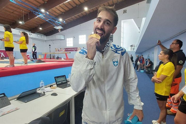 Xρυσό ο Τανταλίδης και ασημένια η Μεσίρη στη γυμναστική των Μεσογειακών Αγώνων