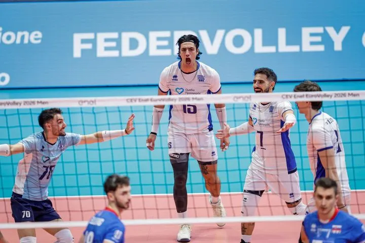 Τα highlights από τη νίκη της Εθνικής Ελλάδας κόντρα στη Σλοβακία με 3-1 σετ