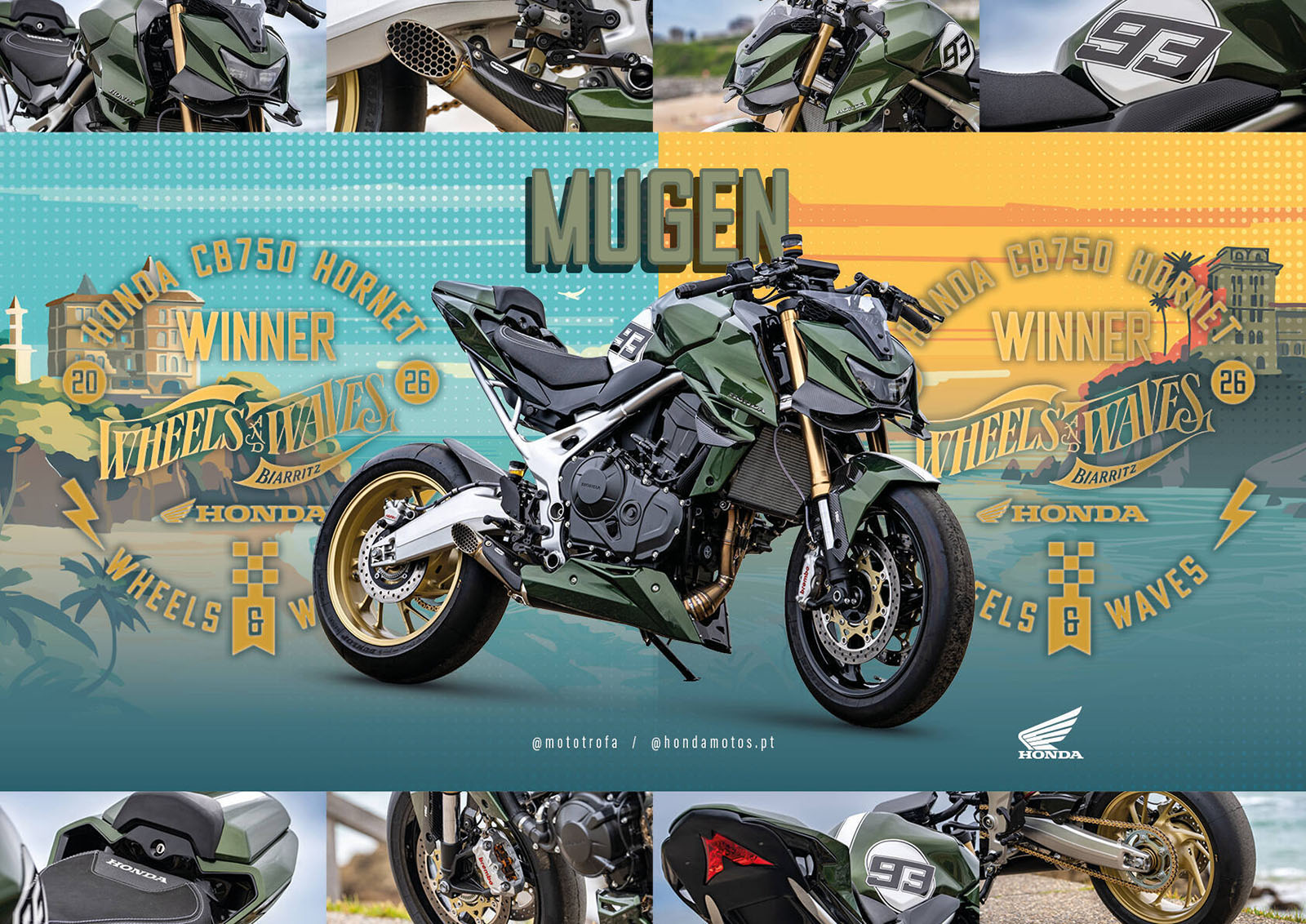 Η μετατροπή της CB750 Hornet που κέρδισε το διαγωνισμό Honda Customs 2026                                          Η μετατροπή της CB750 Hornet που κέρδισε το διαγωνισμό Honda Customs 2026