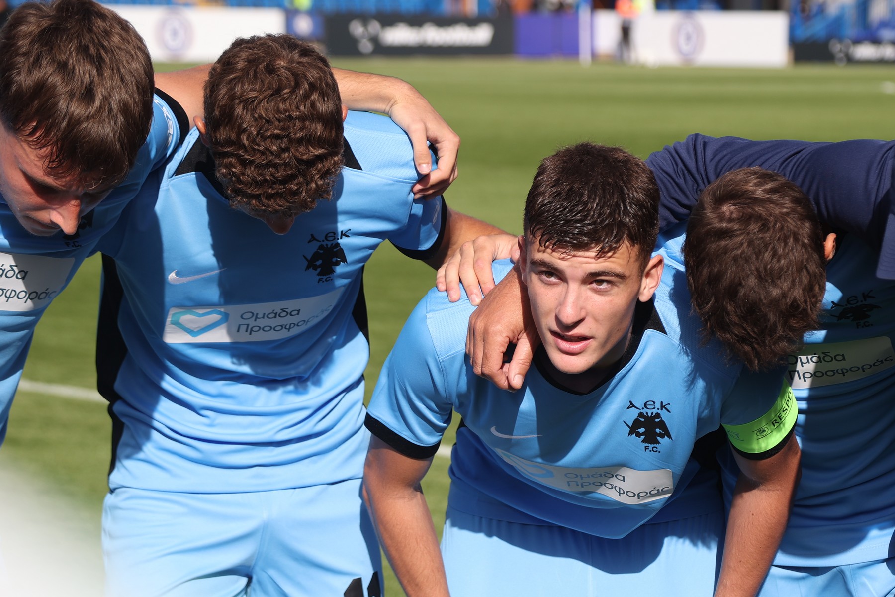 Η ενδεκάδα της AEK απέναντι στη Μάντσεστερ Σίτι για τη 3η αγωνιστική της League Phase του Youth League                                          Η ενδεκάδα της AEK απέναντι στη Μάντσεστερ Σίτι για τη 3η αγωνιστική της League Phase του Youth League