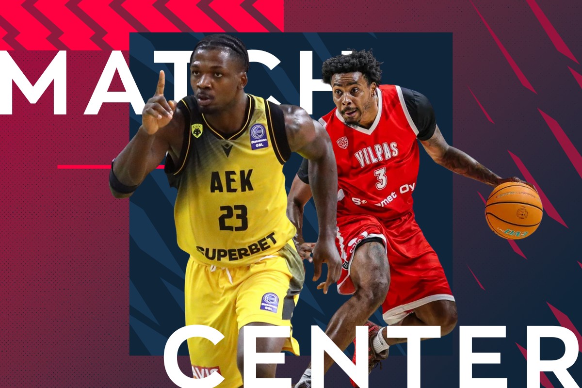 LIVE η πρεμιέρα της ΑΕΚ στο BCL κόντρα στη Σαλόν Βίλπας                                          LIVE η πρεμιέρα της ΑΕΚ στο BCL κόντρα στη Σαλόν Βίλπας