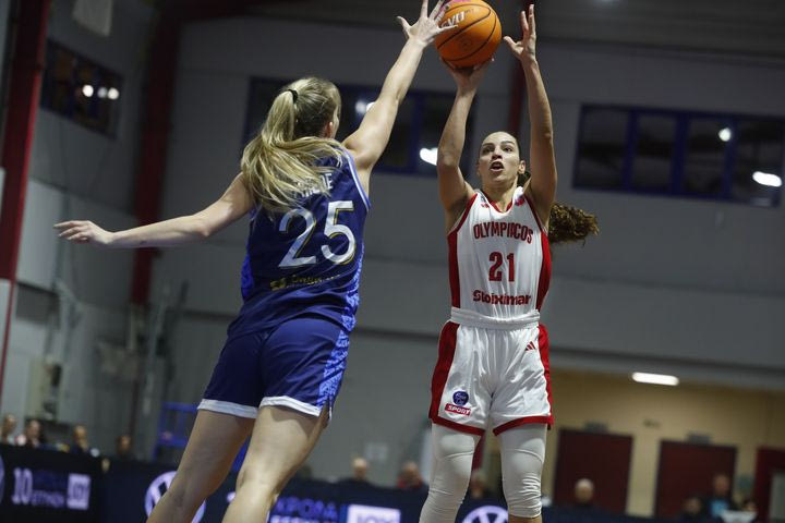 Νικηφόρα πρεμιέρα στο EuroCup Women για τον Ολυμπιακό με μαγική Χριστινάκη