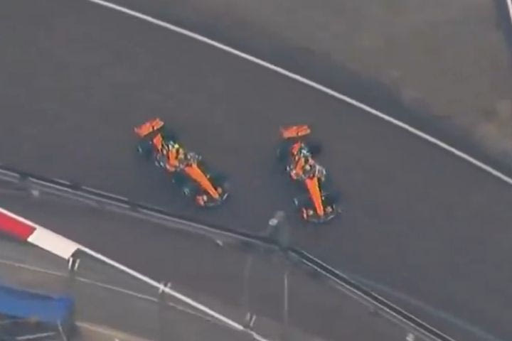 Formula 1: Επαφή Νόρις – Πιάστρι στο σπριντ της Σιγκαπούρης, DNF ο Αυστραλός