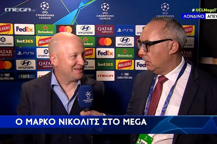 Ο Νίκολιτς τα έβαλε με το MEGA – Ρώτησε on air δημοσιογράφο: “Ξέρεις το όνομα του παίκτη που βάλατε στην ανάρτησή για το pregame στο Σαχτάρ – ΑΕΚ;”