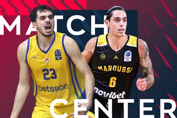 LIVE η αναμέτρηση Περιστέρι Betsson – Μαρούσι για την 4η αγωνιστική της Stoiximan GBL