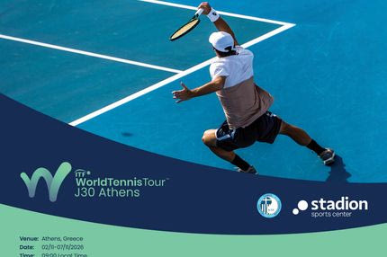 Το Stadion Sports Center υποδέχεται τη νέα γενιά του διεθνούς τένις με δύο διαδοχικά τουρνουά ITF World Tennis J30 Athens
