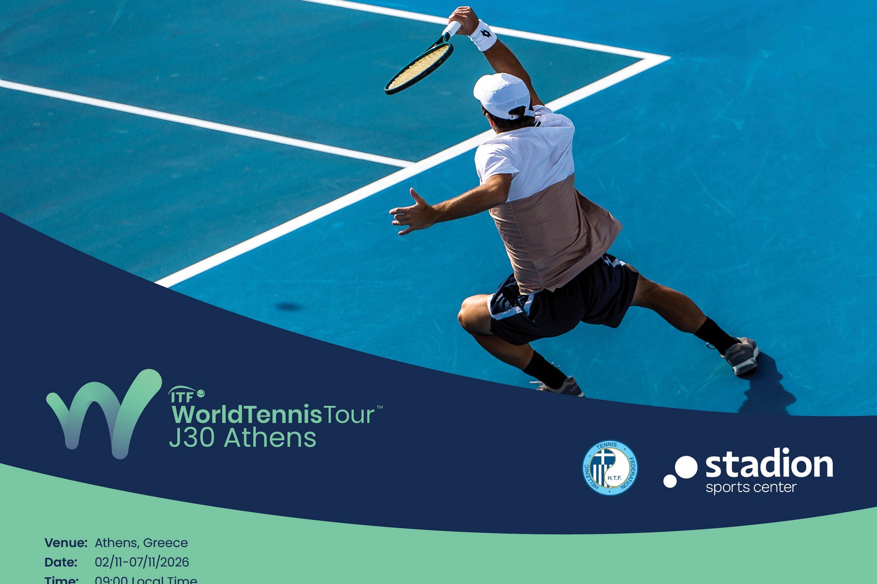Το Stadion Sports Center υποδέχεται τη νέα γενιά του διεθνούς τένις με δύο διαδοχικά τουρνουά ITF World Tennis J30 Athens                                          Το Stadion Sports Center υποδέχεται τη νέα γενιά του διεθνούς τένις με δύο διαδοχικά τουρνουά ITF World Tennis J30 Athens