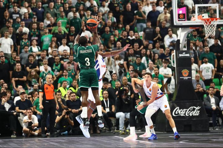Ο Φρανσίσκο έκανε double double και χάρισε τη νίκη στον Παναθηναϊκό με τρίποντο στα 69”