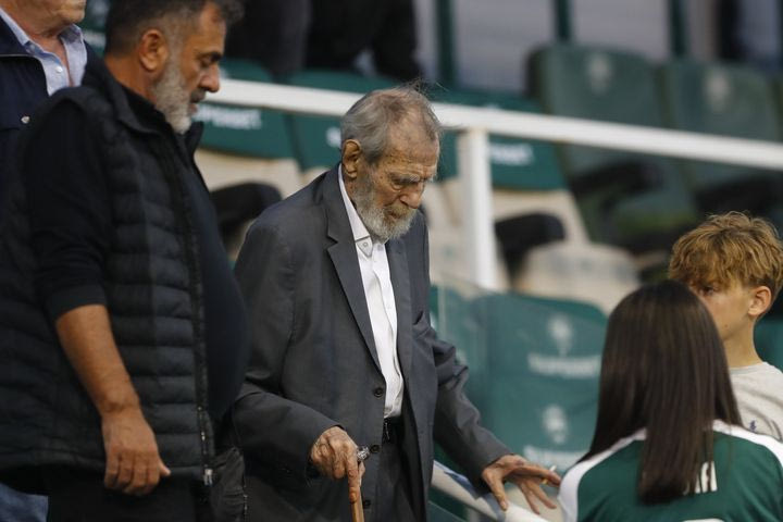 Το τελευταίο παιχνίδι του Παναθηναϊκού που είδε από κοντά ο Γιώργος Βαρδινογιάννης στο "αντίο" της Λεωφόρου