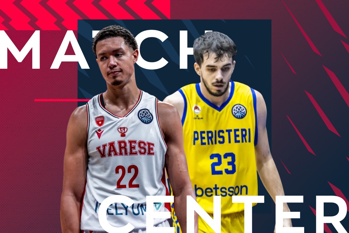 LIVE το παιχνίδι του Περιστερίου Betsson στην Ιταλία με τη Βαρέζε για τη 2η αγωνιστική του BCL                                          LIVE το παιχνίδι του Περιστερίου Betsson στην Ιταλία με τη Βαρέζε για τη 2η αγωνιστική του BCL